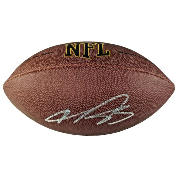 Vernon Davis Signed NFL Football SF 49ers Broncos Commanders Proof Photo COA - Picture 3 of 6